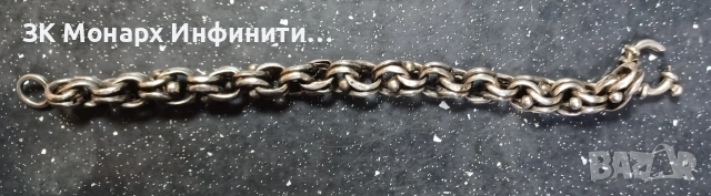 сребърна гривна , снимка 2 - Гривни - 53967646