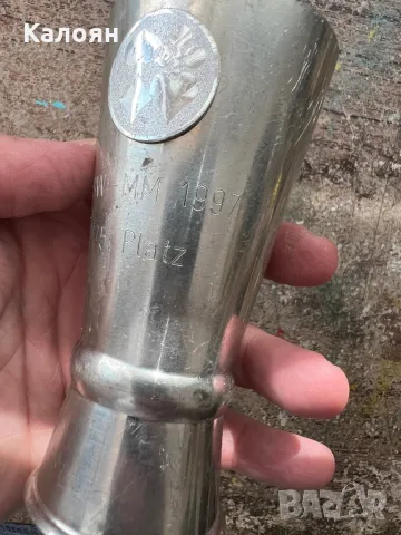 Чаша- купа - награда за Бридж 1997 5 място , снимка 3 - Чаши - 49977127