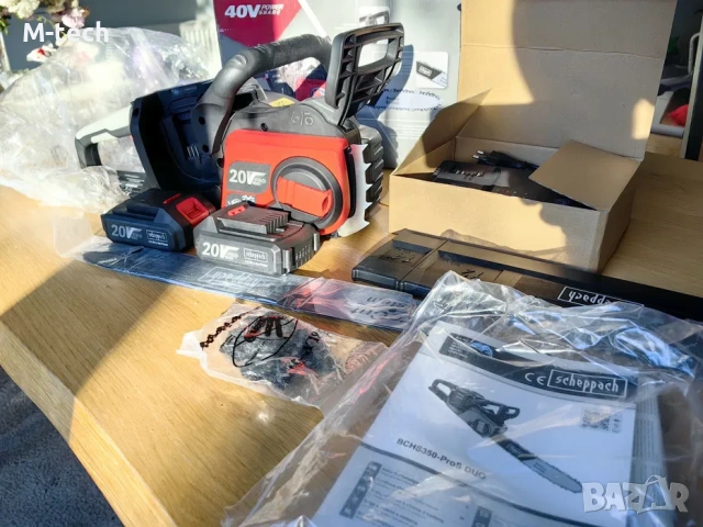 Продавам акумулаторна резачка Scheppach BCHS350-20Li PROS DUO и Schepp
