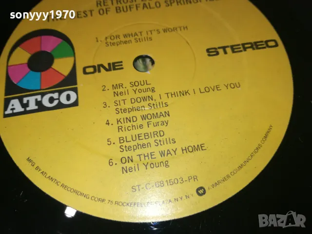 BUFFALO SPRINGFIELD-ПЛОЧА-КАТО НОВА 0808241024, снимка 16 - Грамофонни плочи - 46843342