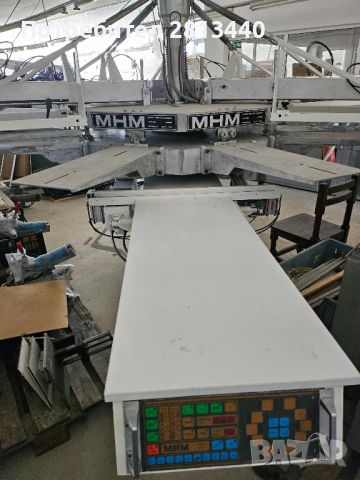 Машина за ситопечат автомат MHM, Карсуел, 6/8, Screen Printing Machine, снимка 2 - Други машини и части - 45593461