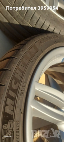 ОРИГИНАЛНИ Bmw f10/11 джанти с гуми , снимка 5 - Гуми и джанти - 53969085