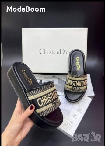 ✨Christian Dior дамски чехли / два цвята✨, снимка 1 - Чехли - 45760321