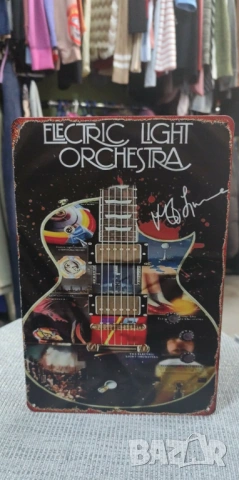 Electric Light Orchestra-метална табела(плакет), снимка 2 - Китари - 54093213