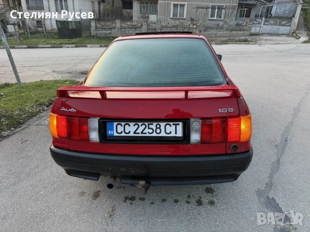  audi 80 газ / бензин 1.8 90 коня - цена 920 евро НЯМА РЪЖДА ОТДОЛУ - колата e регистрация на 05,03,, снимка 10 - Автомобили и джипове - 53611895