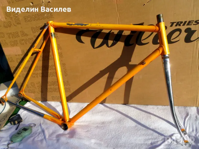 Fixie*Single Speed Bike/56 размер,на части,ретро шосейна рамка/, снимка 14 - Велосипеди - 33537026