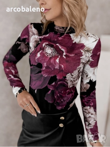 Дамска блуза с дълги ръкави TIGNON ONE, 3цвята , снимка 10 - Блузи с дълъг ръкав и пуловери - 52432428