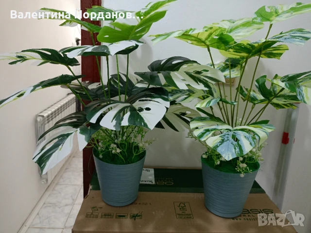 изкуствени цветя в кашпи , снимка 2 - Изкуствени цветя - 50848537