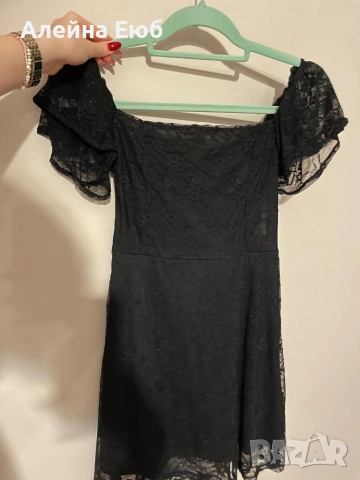 Дантелена къса рокля, снимка 6 - Рокли - 52739895