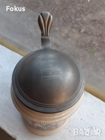 Уникална колекционерска немска халба за бира WMF, снимка 7 - Антикварни и старинни предмети - 51524153