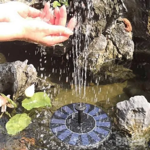 Соларен фонтан с три режима на разпръскване на водата, снимка 5 - Други стоки за дома - 50383368