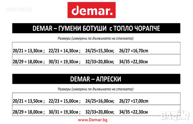 37лв/42лв „DEMAR“: Нови детски Гумени ботуши с Топло чорапче. Размери 20-35. ЧЕРВЕН, снимка 3 - Бебешки боти и ботуши - 51686786