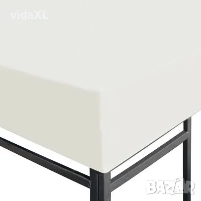 vidaXL Покрив за шатра, 310 г/м², 3x3 м, кремавобял(SKU:44777), снимка 4 - Градински мебели, декорация  - 48036922