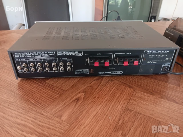 ROTEL RA-560 Услилвател, снимка 7 - Ресийвъри, усилватели, смесителни пултове - 51402134