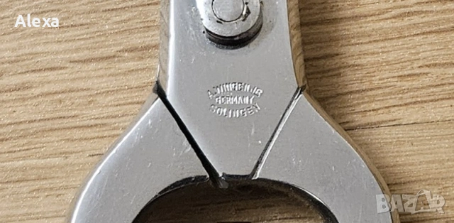 НОВ Луксозен Ловен Комплект Прибори Solingen Естествен Еленов Рог 1950 г, снимка 6 - Антикварни и старинни предмети - 53729774