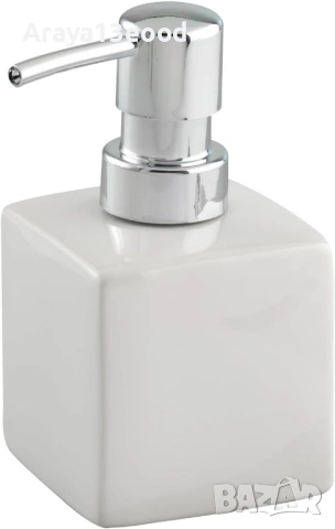 Керамичен дозатор за сапун Wenko 0.245мл, бял