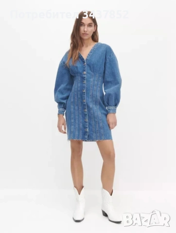 Дънкова рокля reserved 