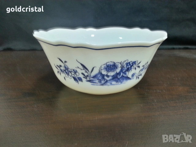 френски аркопал чаши за чай и купичка захарница , снимка 6 - Антикварни и старинни предмети - 47488440