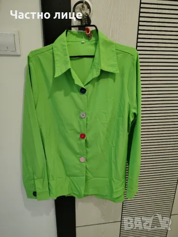 Продавам зелена риза размер Л