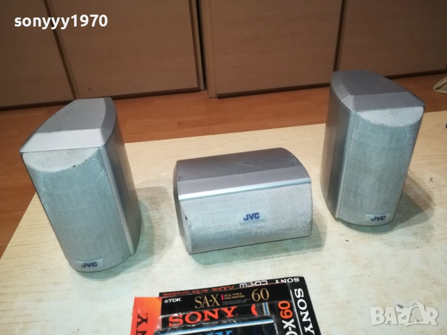 JVC X3-ЦЕНТЪР И ДВЕ КОЛОНИ-ВНОС SWISS 2408250716, снимка 2 - Тонколони - 51469548