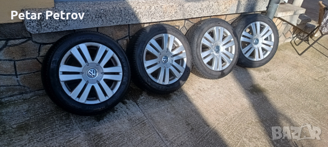 Продавам 4 броя оригинални джанти VW със зимни гуми , снимка 4 - Гуми и джанти - 44995856
