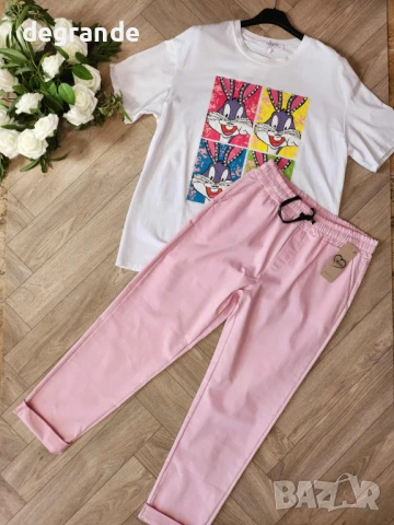 Дамски комплект в розово