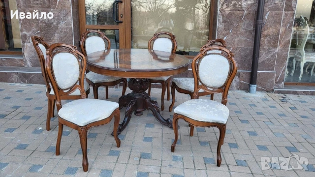 Трапезна маса със 6 броя столове 