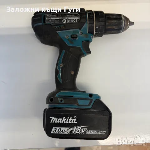 Ударен винтоверт Makita DHP482, снимка 3 - Винтоверти - 48766070