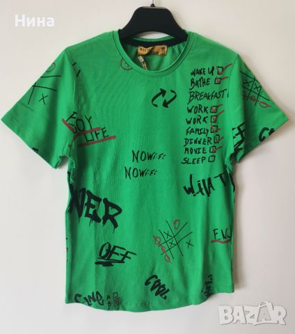 Тениска в зелено от Richie Royce , снимка 1 - Детски тениски и потници - 45805144