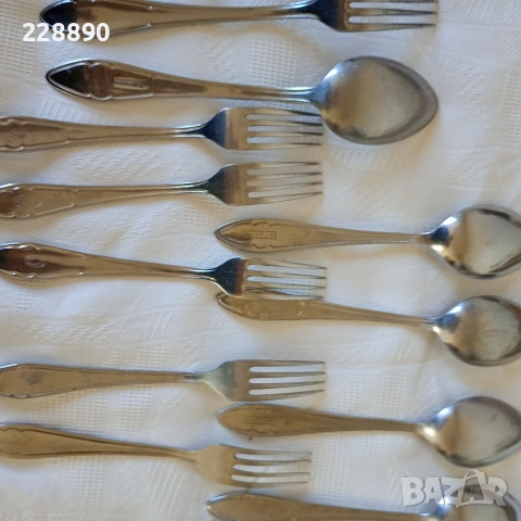 Вилици и лъжици П.Денев, снимка 9 - Прибори за хранене, готвене и сервиране - 53050735