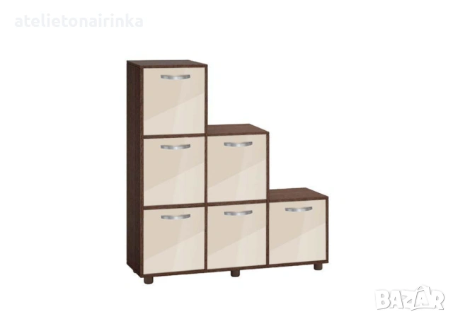 Етажерка Кубо 6 с шест вратички постформинг, снимка 8 - Етажерки - 53869702