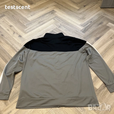 Мъжко горнище Under Armour UA Poly Track Top XL черно и сиво X-large Under Armour, снимка 3 - Спортни дрехи, екипи - 53868205