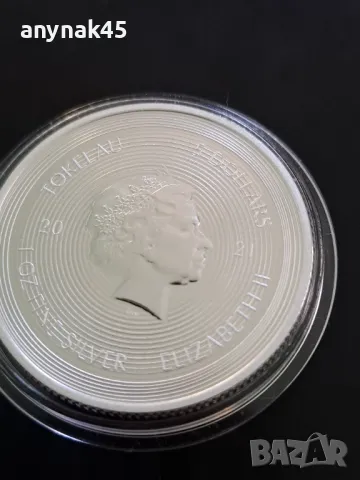 Сребро 1oz. Мона Лиза, снимка 4 - Нумизматика и бонистика - 47619710