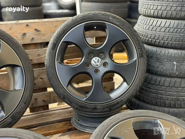 5х112 Джанти 18 Цола Фолксваген Голф Кади Тоуран 5x112 Golf Caddy Touran BBS Оригинални джанти за VW, снимка 6 - Аксесоари и консумативи - 54010897