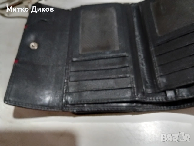 Портмоне Арт с много прегради дамско ест.кожа 155х 95 мм отлично, снимка 13 - Портфейли, портмонета - 53902127