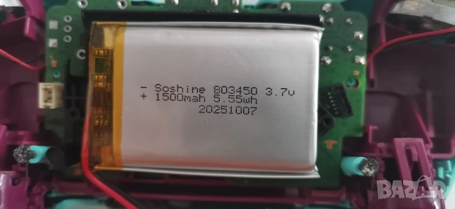 1500mAh Батерия за PS4/PS5 контролер 3.7V 803450 1500mAh Lithium Polymer
