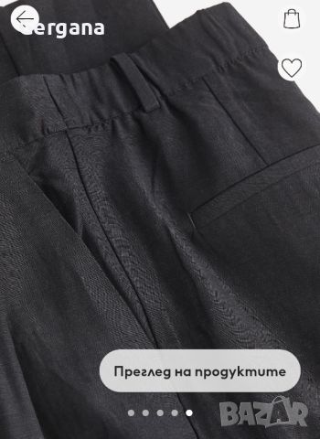H&M ленен панталон , снимка 6 - Панталони - 45394492