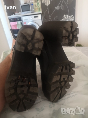 дамски боти с ток естествена кожа 38номер, снимка 9 - Дамски боти - 51866488