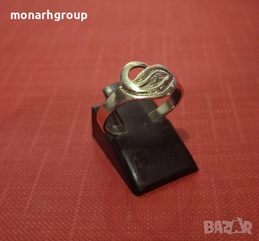 Сребърен пръстен, снимка 2 - Пръстени - 52684549