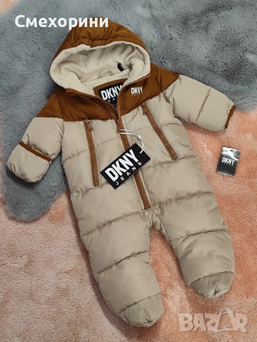 Бебешки ескимос 6-9 месеца, ръст 68см - 74см нов зимен бебешки космонавт DKNY, снимка 5 - Бебешки ескимоси - 53018165