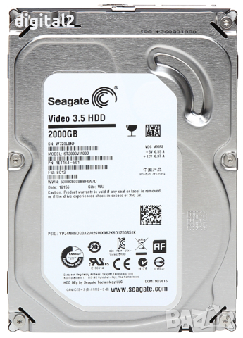  Твърд диск 2TB 3.5" HDD ,Реновиран ,SATA3 (6Gb/s) ,2 Години Гаранция, снимка 7 - Твърди дискове - 45005273