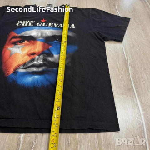 Винтидж тениска The Roxx с надпис „Че Гевара“ Размер L, снимка 4 - Тениски - 52658287
