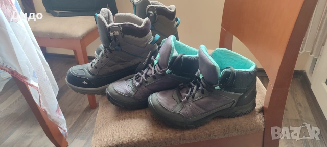 Дамски Непромукаеми Туристически обувки QUECHUA Р.37 и 39, снимка 4 - Дамски боти - 53928483