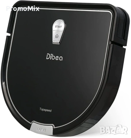 Робот прахосмукачка Dibea D960 Robotic Vacuum Cleaner 1200 Pa сухо и мокро почистване, снимка 2 - Прахосмукачки - 54191180