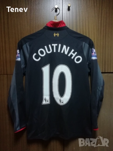 Liverpool Coutinho Third 2014 2015 Warrior Long Sleeve Ливърпул Коутиньо тениска фланелка екип L/S