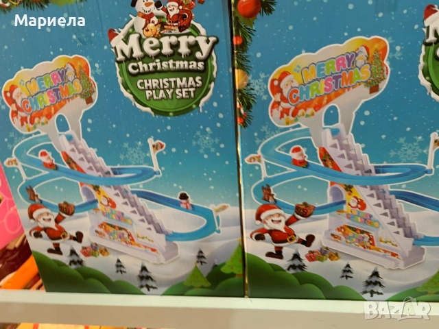 Пързалката на Дядо Коледа и Елените / LED+Звук+Движение, снимка 2 - Играчки за стая - 52287922