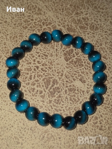 Гривна със синьо тигрово око 