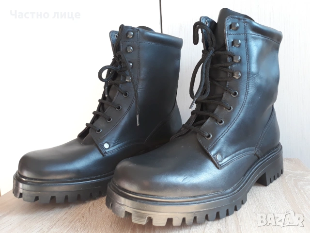 Нови Полицейски Тактически Кубинки №45 Естествена кожа, снимка 2 - Мъжки боти - 53372924