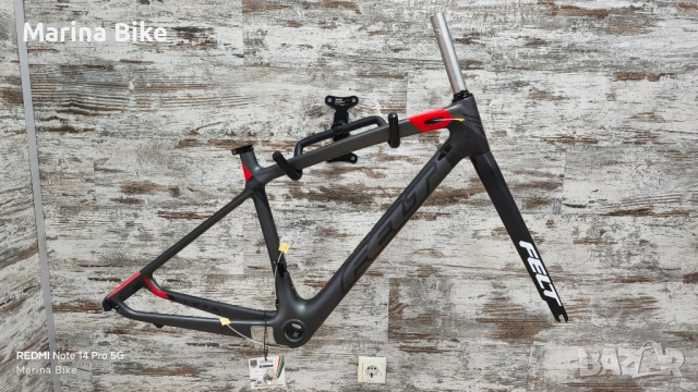 НОВА карбонова шосейна рамка Felt ZW2 Rim| 43 (XXS)