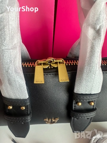 PINKO Escape Bag – кожена чанта | ОРИГИНАЛ, снимка 4 - Чанти - 54048194